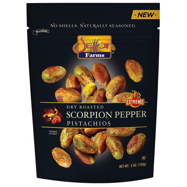 SETTON FARMS: Pistachios Kernels Pepper, 5 OZ