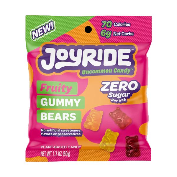 JOYRIDE: Fruity Bears Gummy Zero, 1.7 oz