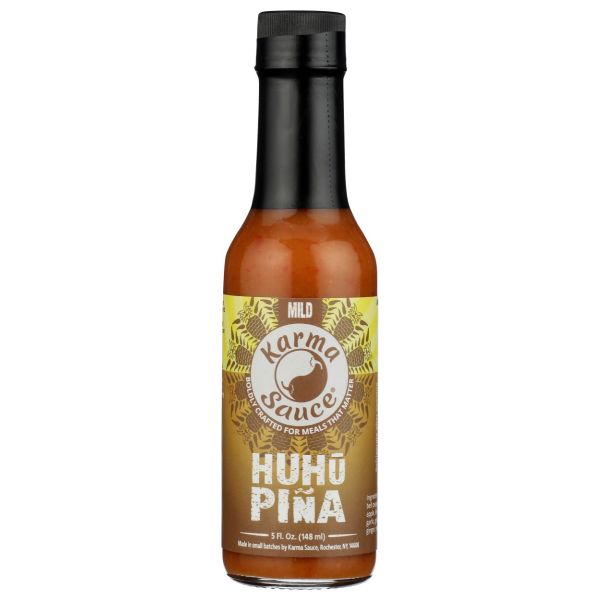 KARMA SAUCE: Huhu Pina Mild Hot Sauce, 5 fo