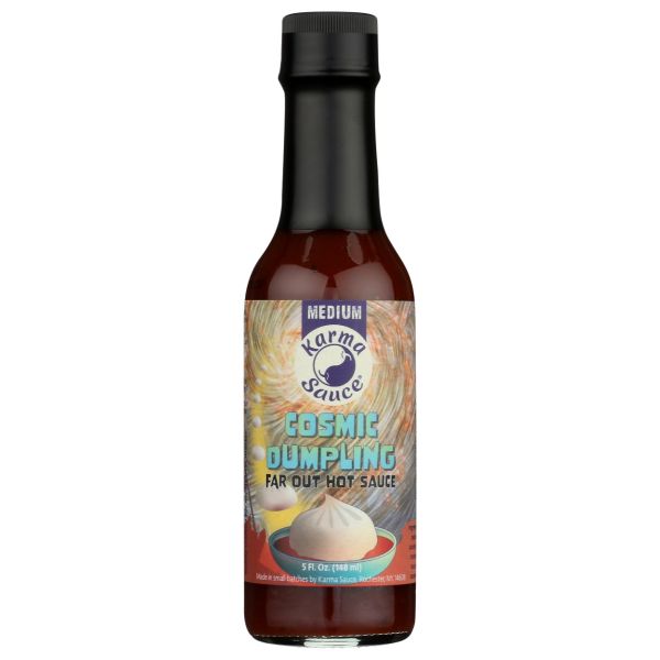 KARMA SAUCE: Cosmic Dumpling Medium Hot Sauce, 5 fo