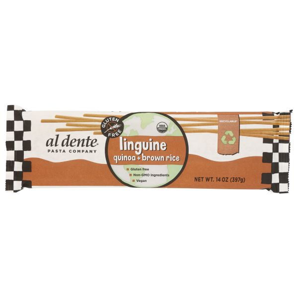 AL DENTE: Quinoa Brown Rice Linguine, 14 oz