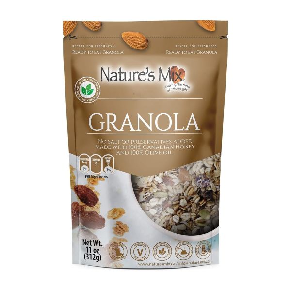 NATURES MIX: Granola Date Square, 11 oz