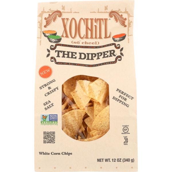 XOCHITL: The Dipper Corn Chips, 12 oz