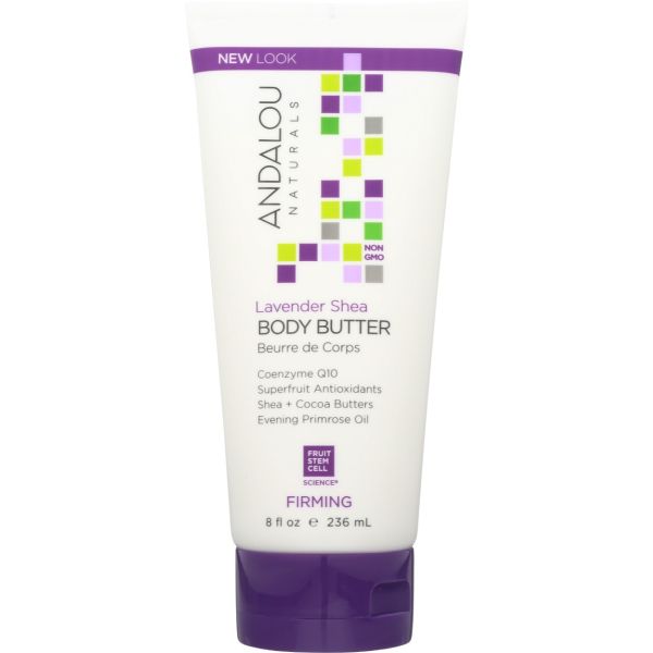 ANDALOU NATURALS: Lavender Shea Firming Body Butter, 8 oz