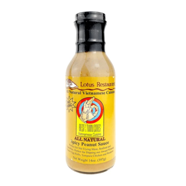 LOTUS RESTARANT: Spicy Peanut Sauce, 14 fo