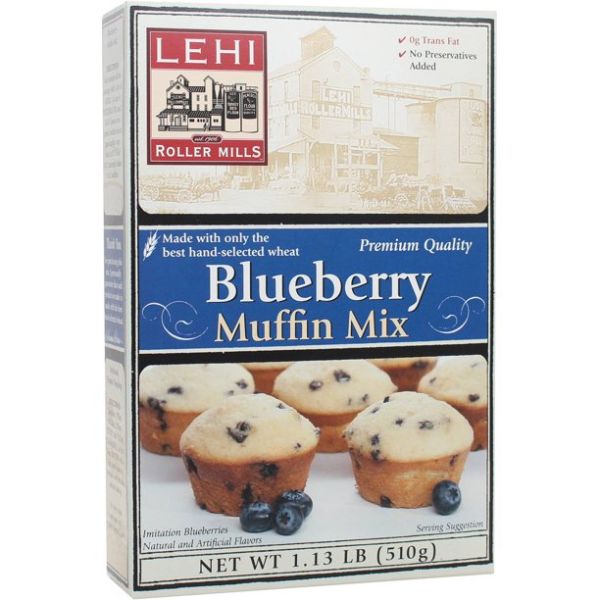 LEHI MILLS: Blueberry Muffin Mix, 18 oz