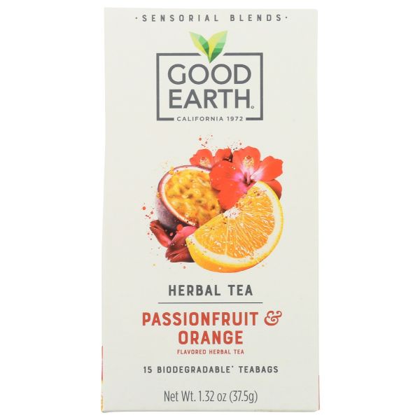 GOOD EARTH: Tea Passionfruit Orange, 15 bg