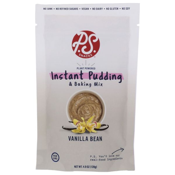 P.S. SNACKS COMPANY: Pudding Mix Vanilla Bean, 4.9 oz