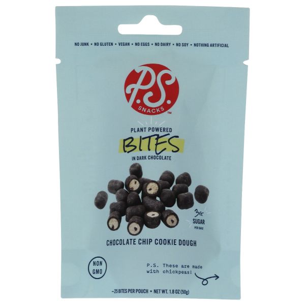 P.S. SNACKS COMPANY: Bites Choc Chip Ckie Dgh, 1.8 oz