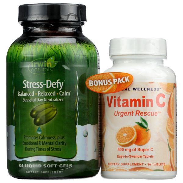 IRWIN NATURALS: Stress Defy Vitc, 84 sg