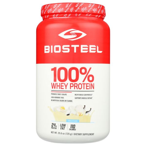 BIOSTEEL: Whey Protein Pwdr Vanilla, 26.5 oz