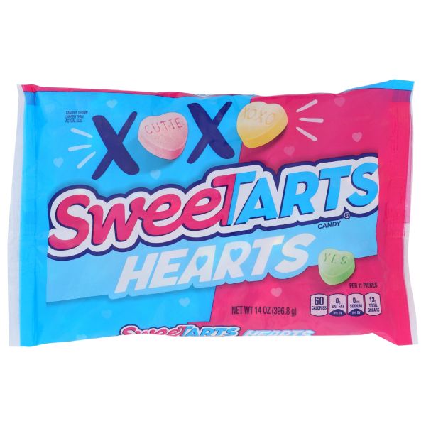 SWEETARTS: Candy Sweetart Hearts Val, 14 oz