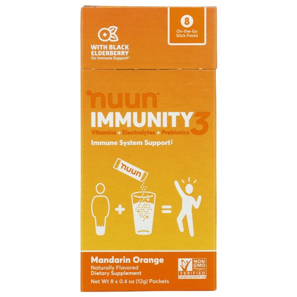 NUUN: Immunity 3 Pkt Orange, 8 pk