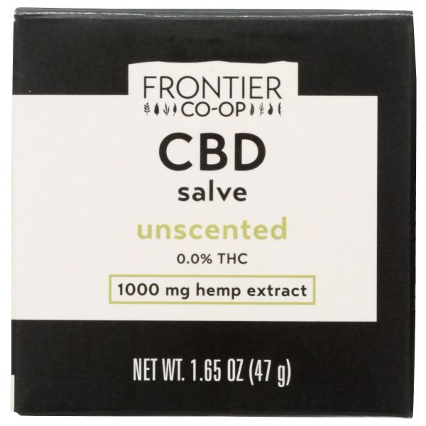 FRONTIER COOP: Salve Cbd Unscentd 1000Mg, 1.65 oz