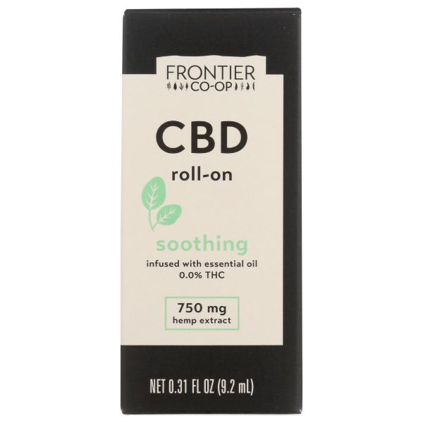 FRONTIER COOP: Roll On Cbd Soothng 750Mg, 0.31 oz