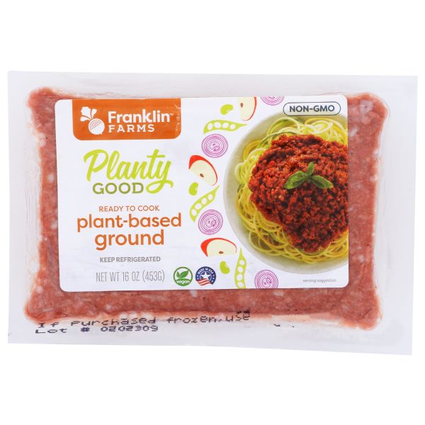 FRANKLIN FARMS: Burger Ground Plant Based, 16 oz