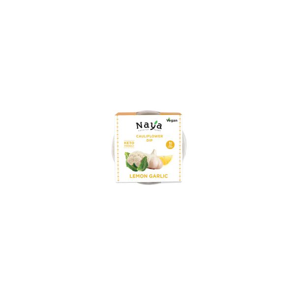 NAYA FOODS: Cauliflower Dip Lmn Grlc, 8 oz