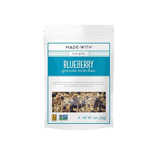 MADE WITH: Blueberry Granola With Flax, 13 oz