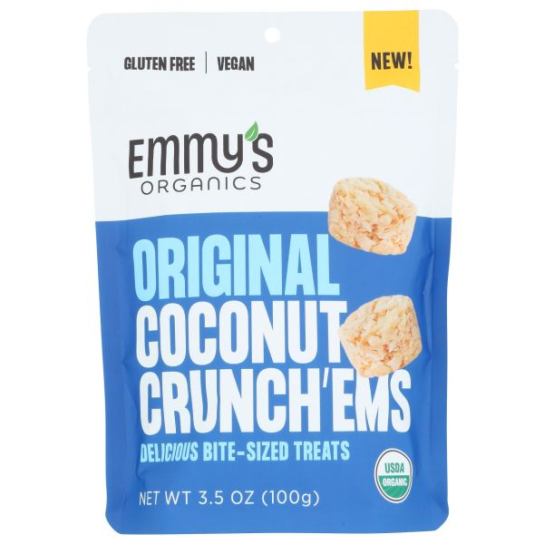 EMMYS ORGANICS: Original Coconut CrunchEms, 3.5 oz