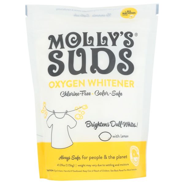 MOLLYS SUDS: Oxygen Whitener, 41.09 oz