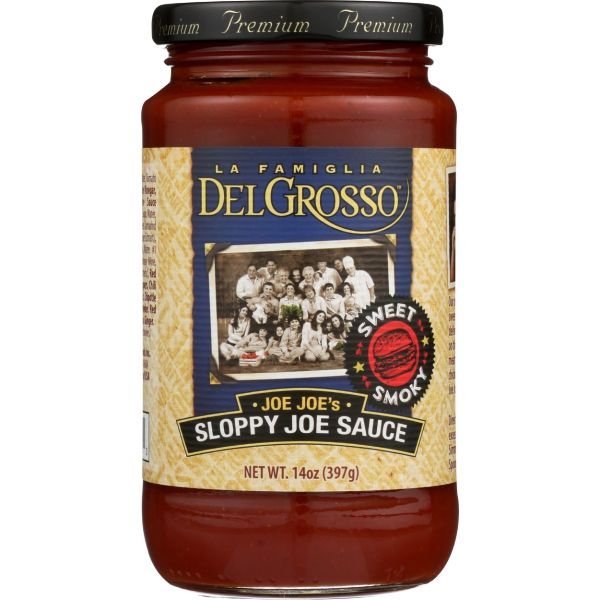 LA FAMIGLIA DELGROSSO: Joe Joes Sloppy Joe Sauce, 14 oz