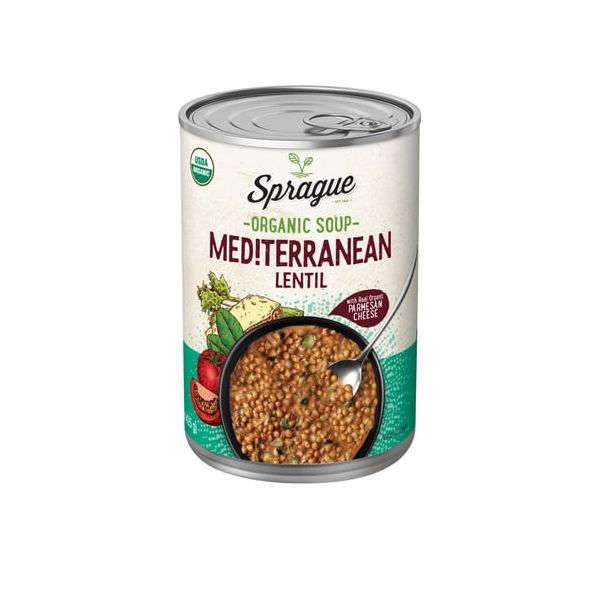 SPRAGUE: Organic Mediterranean Lentil Soup, 15 oz