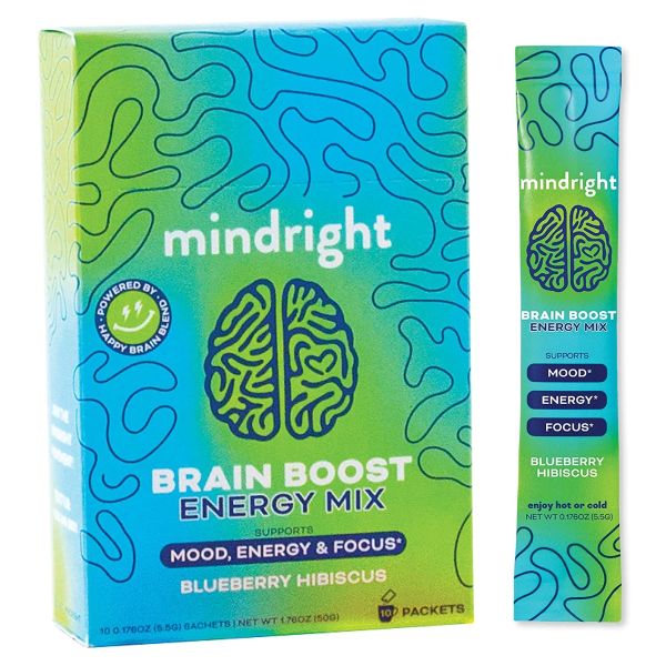 MINDRIGHT: Brain Boost Energy Mix, 10 ea