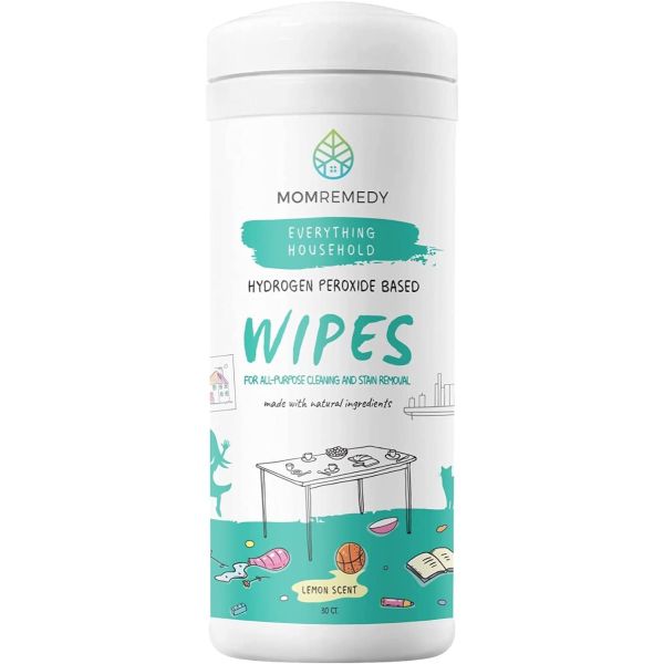 MOMREMEDY: Hydrogen Peroxide Wipes, 30 ct