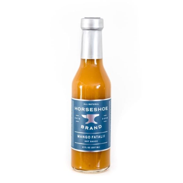 HORSESHOE BRAND: Mango Fatalii Hot Sauce, 8 oz