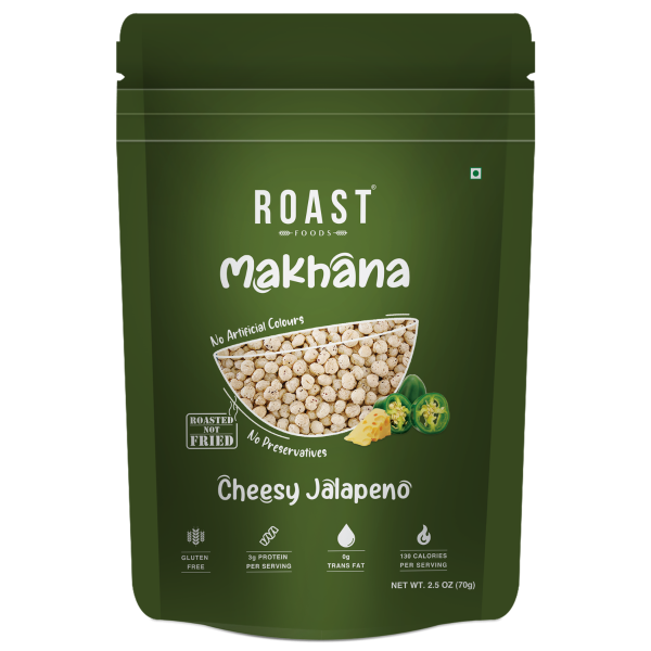 ROAST FOODS: Foxnuts Jalapeno Cheesy, 2.5 oz