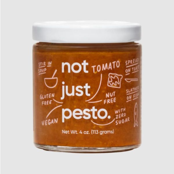 NOT JUST: Pesto Rosso Sauce, 4 oz