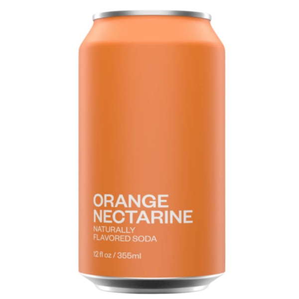 UNITED SODAS OF AMERICA: Orange Nectarine Soda, 12 fo