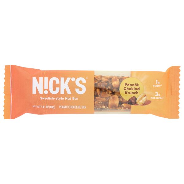 NICKS: Peanot Choklad Krunch, 1.41 oz