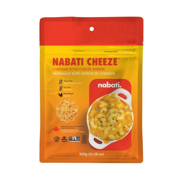 NABATI: Cheddar Style Cheeze Shreds, 11.28 oz