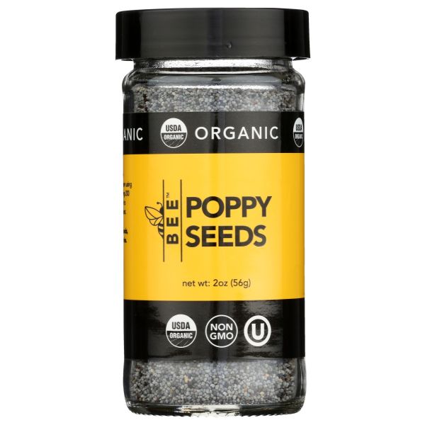 BEESPICES: Organic Poppy Seeds, 2 oz