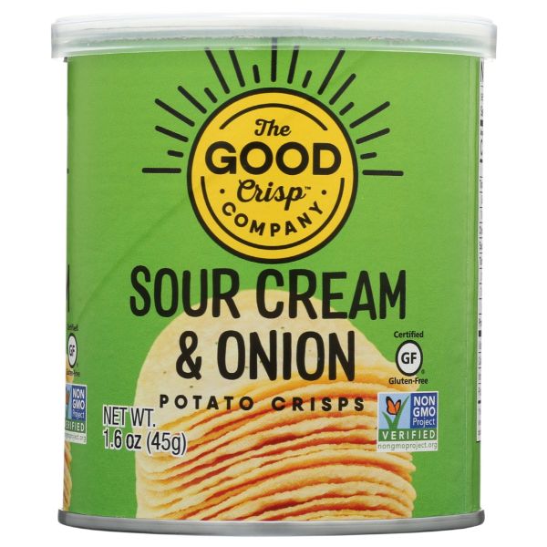 THE GOOD CRISP COMPANY: Mini Pack Sour Cream and Onion, 1.6 oz