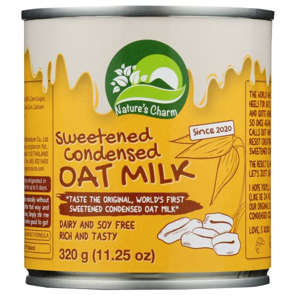 NATURES CHARM: Sweetened Condensed Oat Milk, 11.25 fo