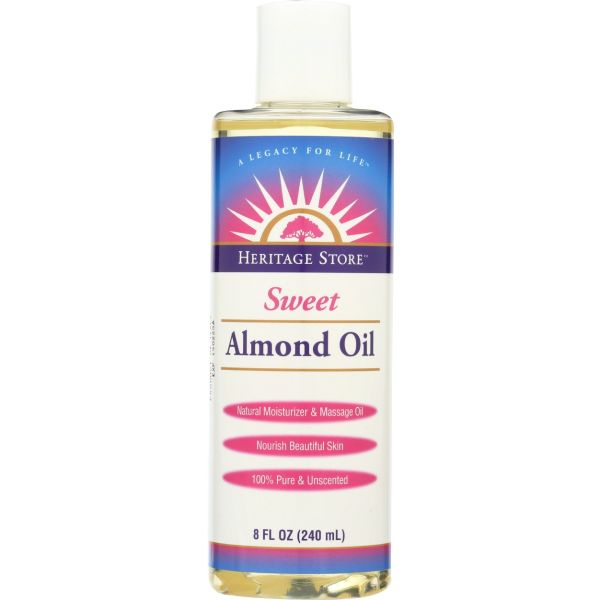 HERITAGE: Sweet Almond Oil, 8 oz