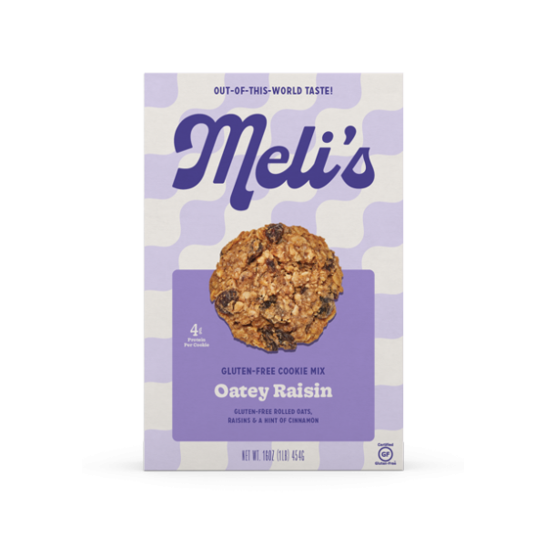 MELIS COOKIES: Oatey Raisin Cookie Mix, 16 oz