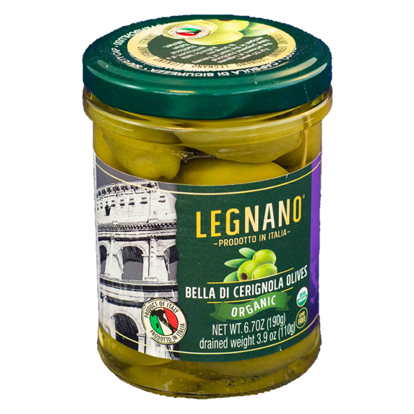 LEGNANO: Olives Cerignola Itly Org, 6.7 oz