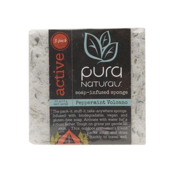 PURA: Active Sponge Peppermint Volcano, 1.59 oz