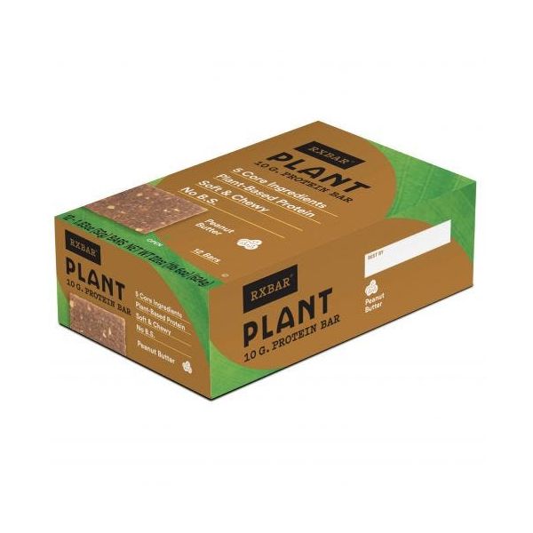 RXBAR: Peanut Butter Plant Based Protein Bars, 7.32 oz