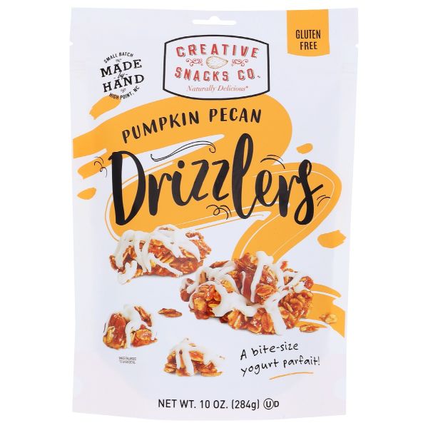 CREATIVE SNACKS: Pumpkin Pecan Drizzlers, 10 oz