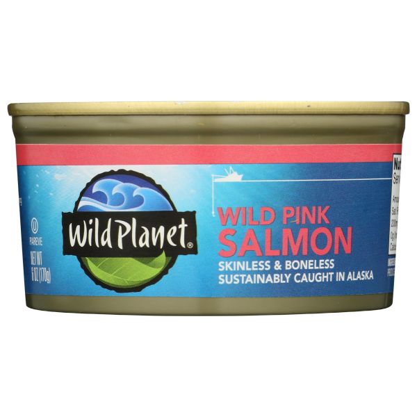 WILD PLANET: Wild Pink Salmon, 6 oz