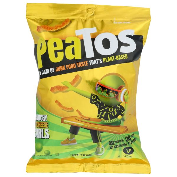 PEATOS: Puffs No Cheese, 4 oz
