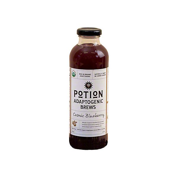 POTION ADAPTOGENIC BREWS: Cosmic Blueberry Beverage, 16 fo