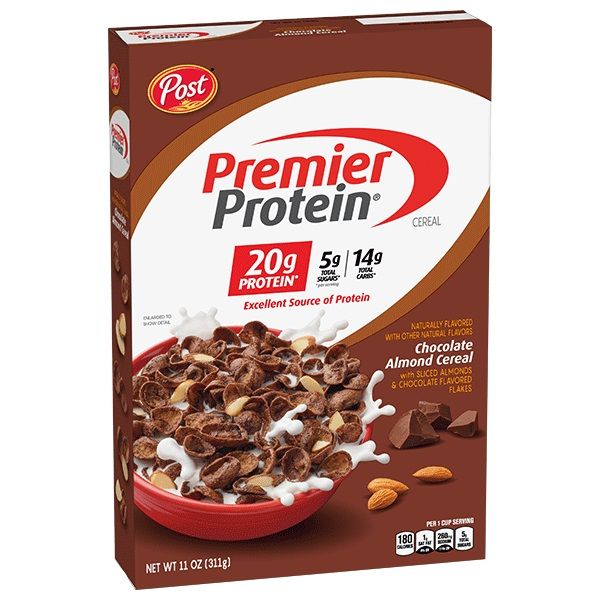 PREMIER PROTEIN: Chocolate Almond Cereal, 8.5 oz