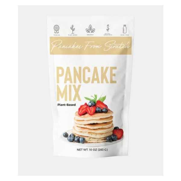 PANCAKES FROM SCRATCH: Vegan Pancake and Waffle Mix, 10 oz