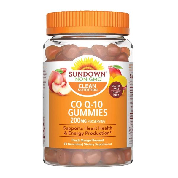 SUNDOWN NATURALS: Co Q10 200 Mg Gummies, 50 pc