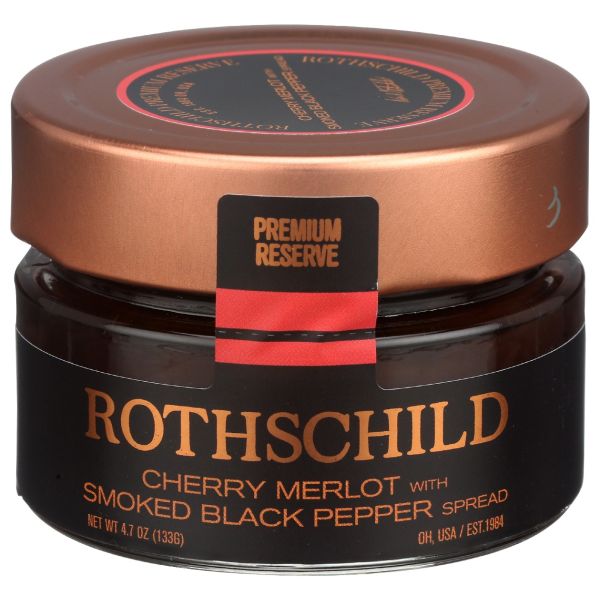 ROTHSCHILD: Cherry Merlot Smoked Black Pepper Spread, 4.7 oz